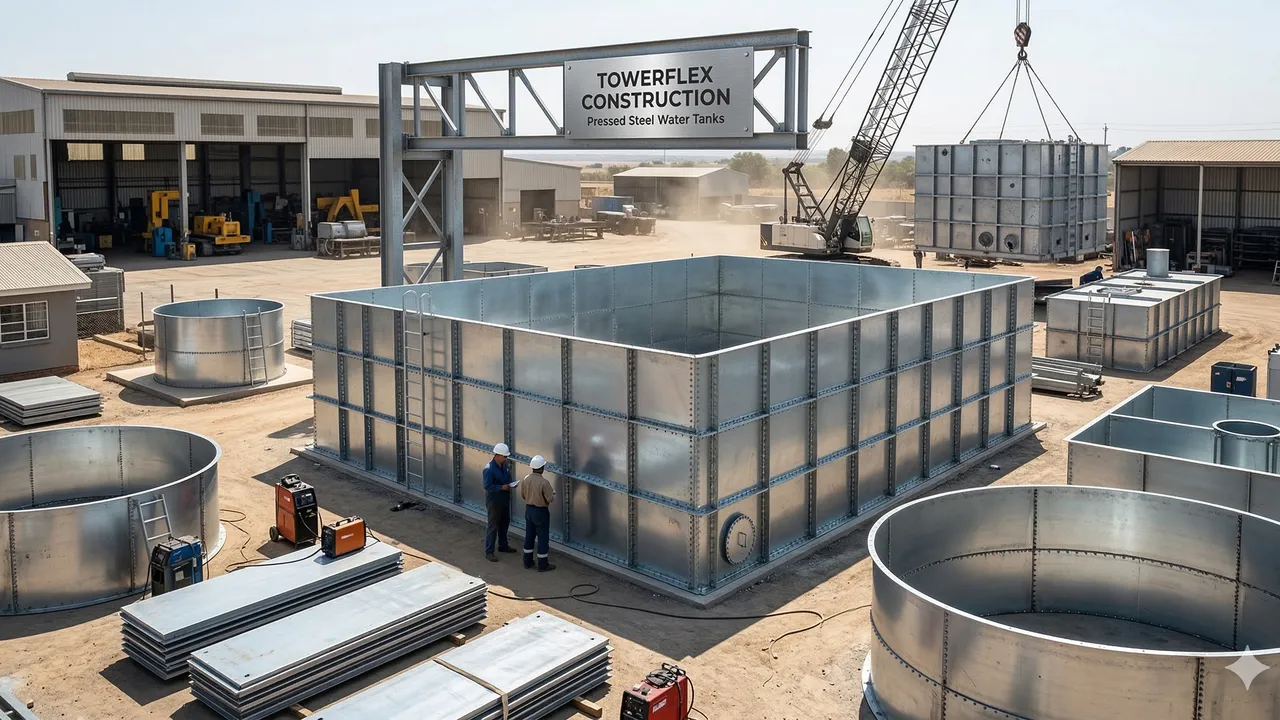 Pressed Steel Water Tanks